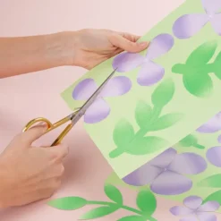 Flor de papel para montar