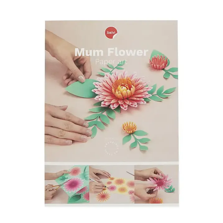 Flor de papel para montar