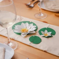 Flor de papel para montar