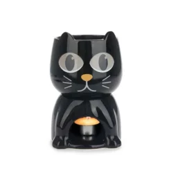Fondue en forma de gato que cambia de expresión