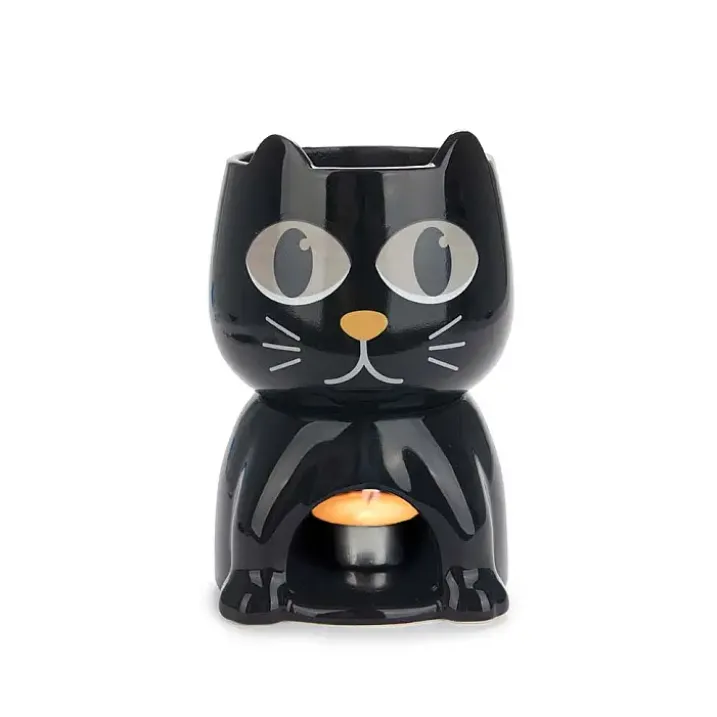 Fondue en forma de gato que cambia de expresión
