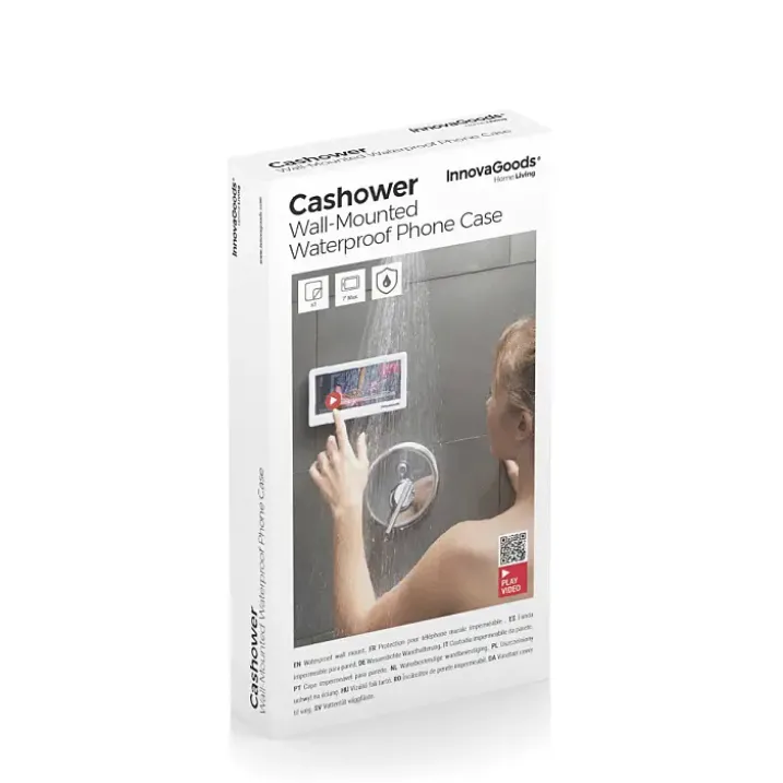 Funda impermeable de pared para el móvil