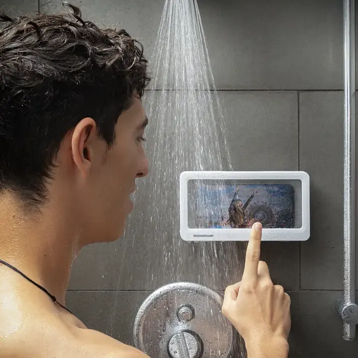 Funda impermeable de pared para el móvil