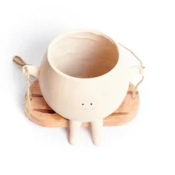 Happy Pot, maceta colgante con columpio