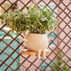 Happy Pot, maceta colgante con columpio