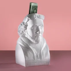 Hucha en forma de Shakespeare Hipster