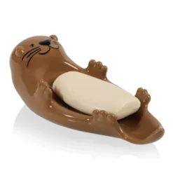 Jabonera en forma de nutria