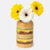 Jarrón original en forma de hamburguesa