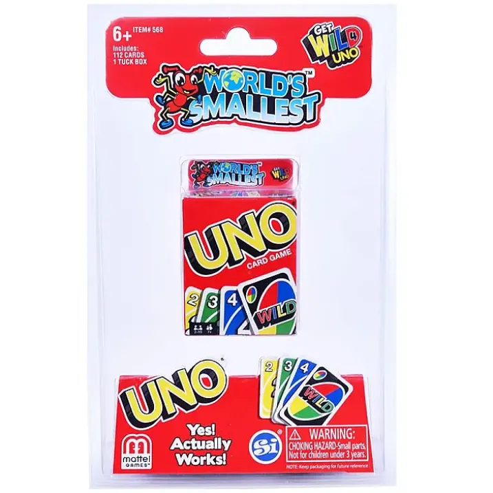 Juego de cartas UNO en miniatura