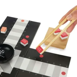 Juego de parchís en forma de sushi