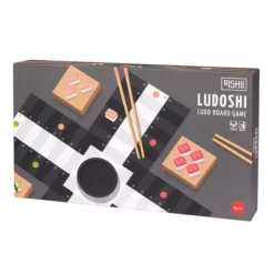 Juego de parchís en forma de sushi
