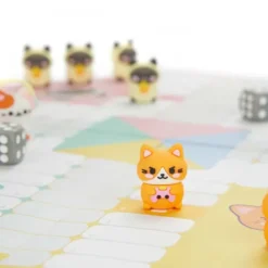 Juego de parchís kawaii con gatitos
