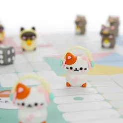 Juego de parchís kawaii con gatitos
