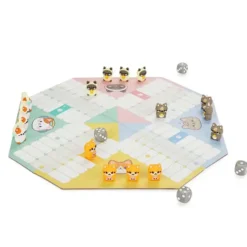 Juego de parchís kawaii con gatitos