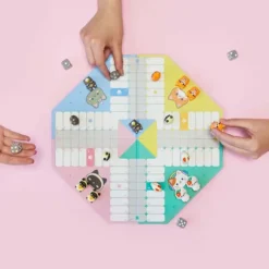 Juego de parchís kawaii con gatitos