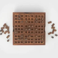 Juego de Sudoku de madera