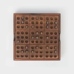 Juego de Sudoku de madera