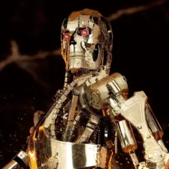 Kit de construcción 3D de Metal Earth: Terminator T-800 Endoskeleton