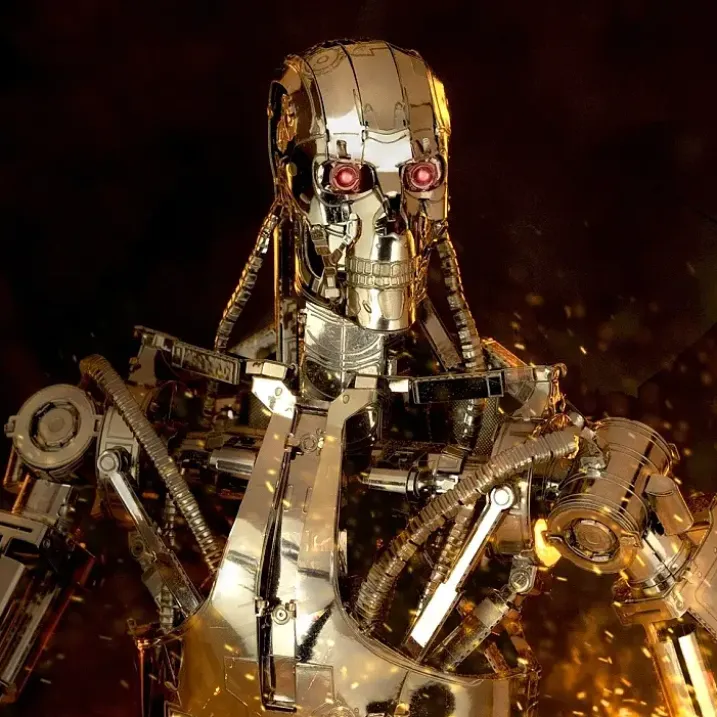 Kit de construcción 3D de Metal Earth: Terminator T-800 Endoskeleton
