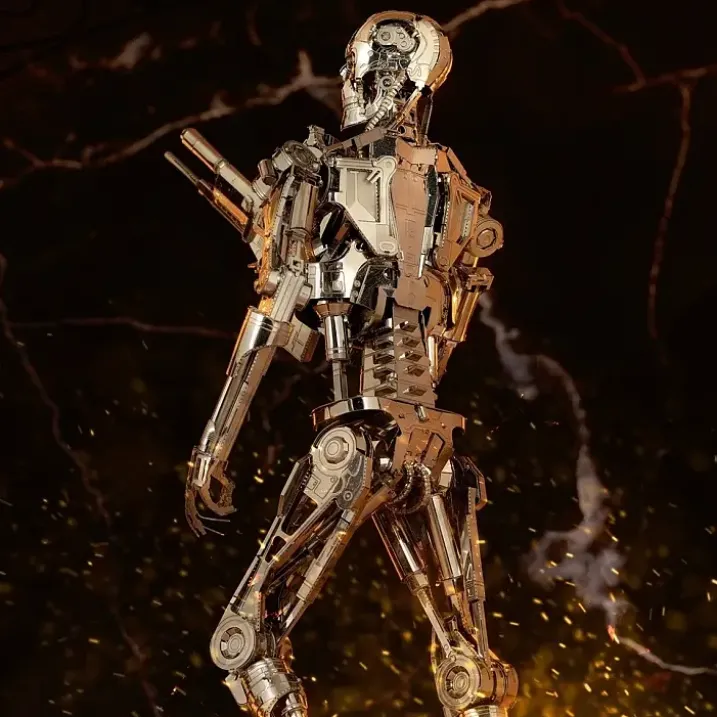 Kit de construcción 3D de Metal Earth: Terminator T-800 Endoskeleton