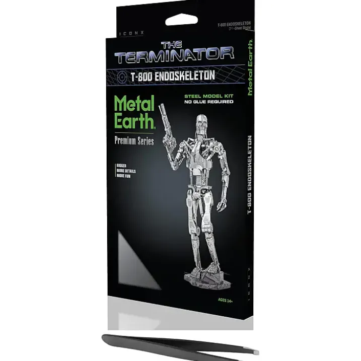 Kit de construcción 3D de Metal Earth: Terminator T-800 Endoskeleton