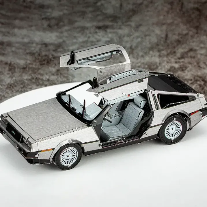 Kit de construcción 3D de Metal Earth: DeLorean Regreso al Futuro