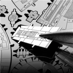 Kit de construcción 3D de Metal Earth: Halcón milenario de Star Wars