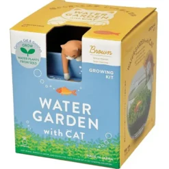 Kit de cultivo de plantas acuáticas con gatito