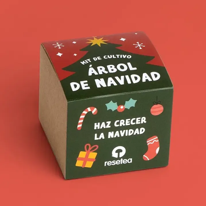 Kit de cultivo árbol de Navidad
