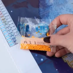 Kit de pintura con diamantes. Noche estrellada de Van Gogh