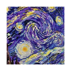 Kit de pintura con diamantes. Noche estrellada de Van Gogh