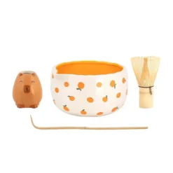 Kit de té matcha con capibara