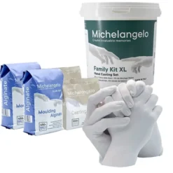 Kit familiar para hacer una escultura 3D de 4 manos