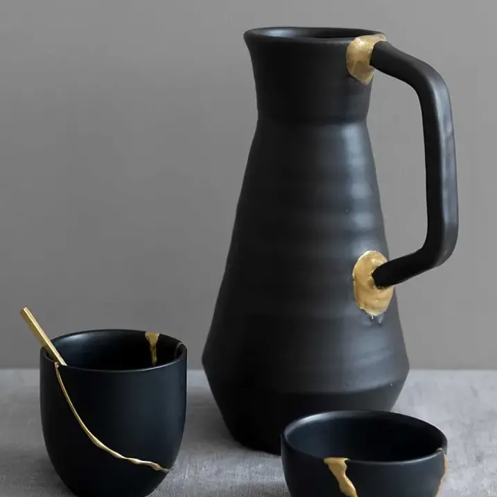 Kit Kintsugi para reparar cerámica rota con oro
