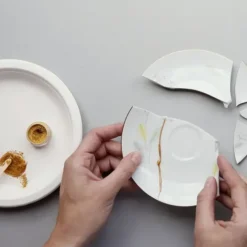 Kit Kintsugi para reparar cerámica rota con oro