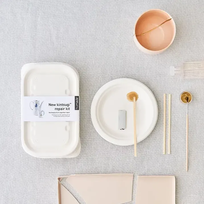 Kit Kintsugi para reparar cerámica rota con oro