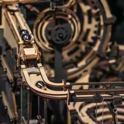Kit para construir un circuito de canicas