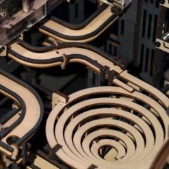 Kit para construir un circuito de canicas