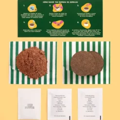 Kit para hacer bombas de semillas de flores