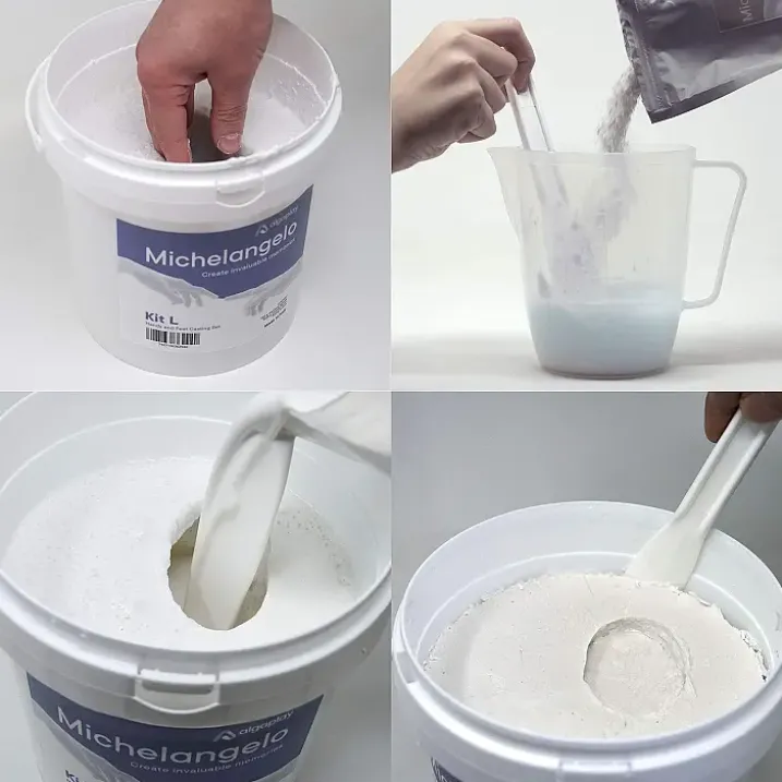 Kit para hacer una escultura 3D de 2 manos