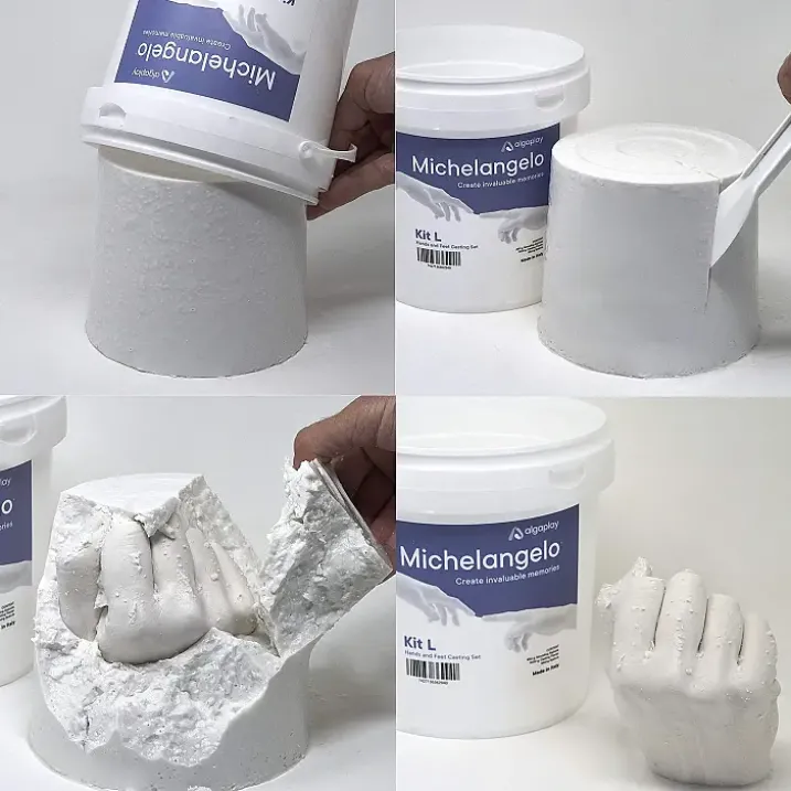 Kit para hacer una escultura 3D de 2 manos