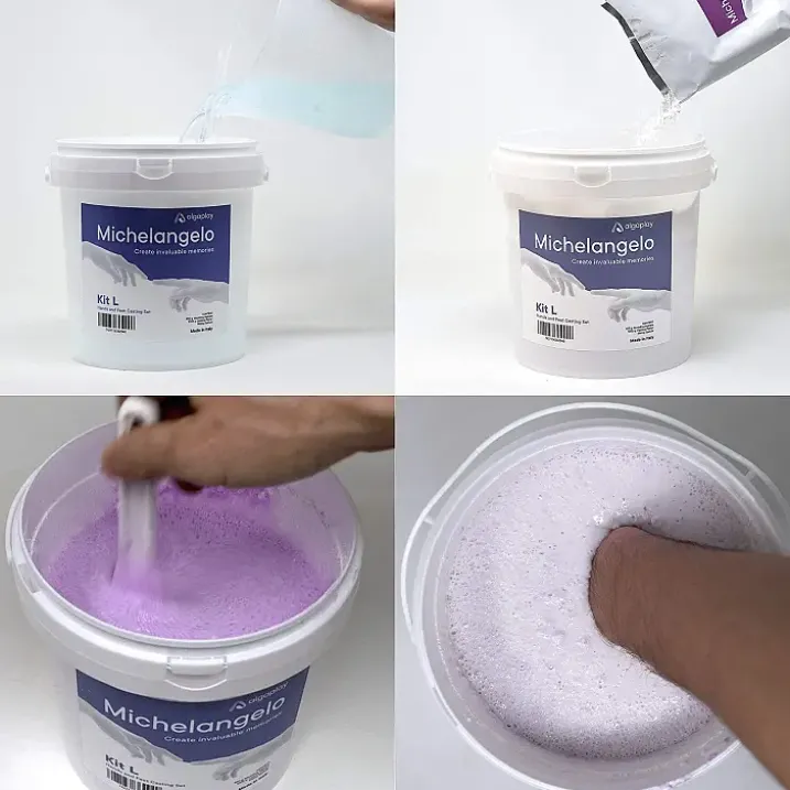 Kit para hacer una escultura 3D de 2 manos