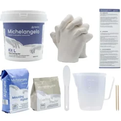 Kit para hacer una escultura 3D de 2 manos