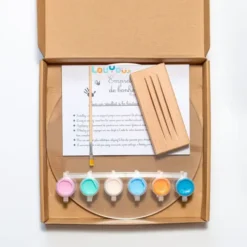 Kit para hacer un cuadro de huellas familiar - 3 manos