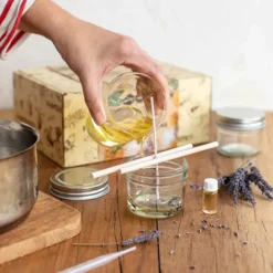 Kit para hacer velas con cera de soja