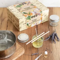 Kit para hacer velas con cera de soja