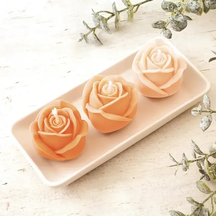 Kit para hacer velas en forma de flor