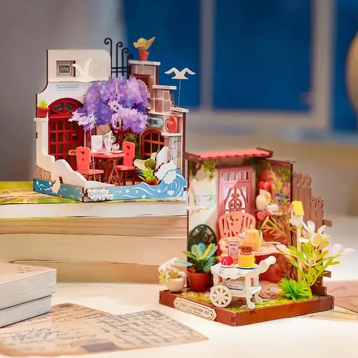 Kit para montar una casita en miniatura