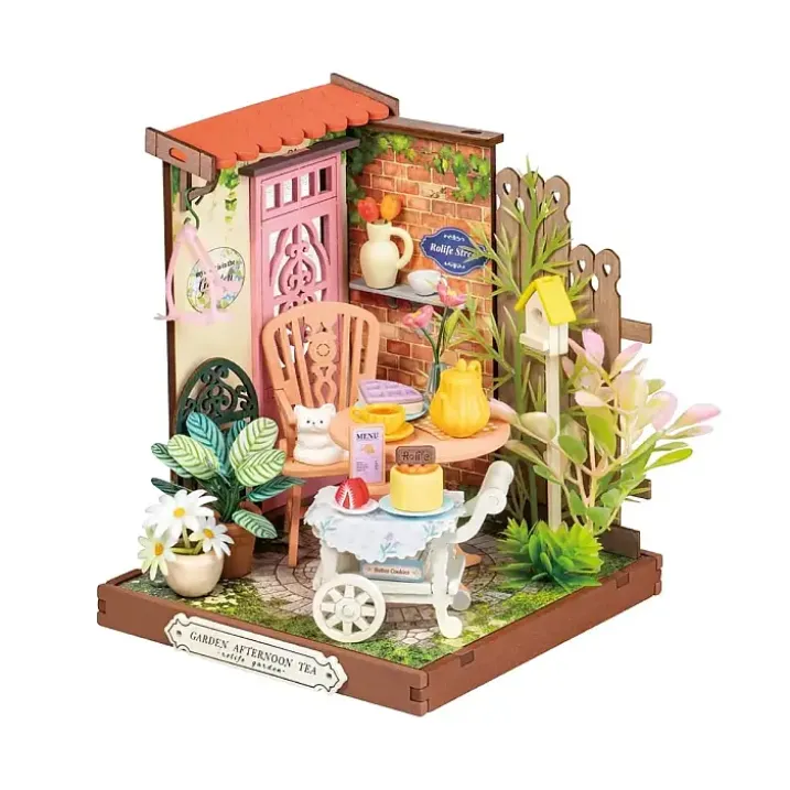 Kit para montar una casita en miniatura