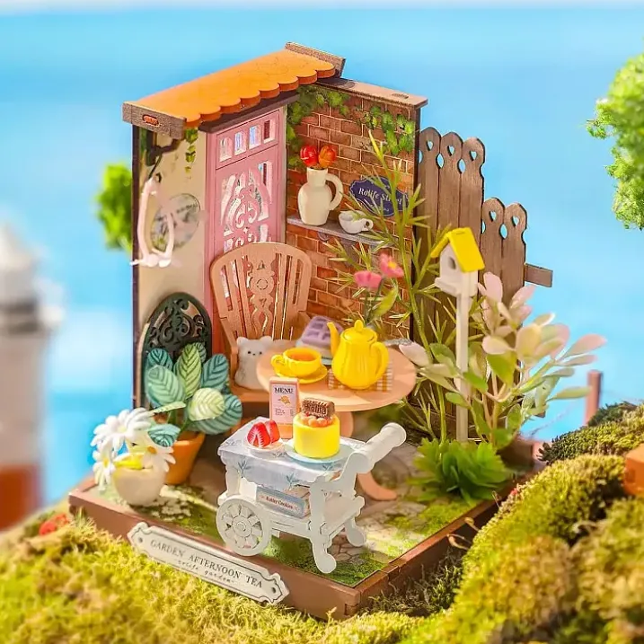 Kit para montar una casita en miniatura